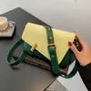 Borse da sera Fshion Crossbody per donna Borsa in pelle con pannelli Borsa a tracolla verde vintage Borsa femminile Designer di marca Flap Messenger