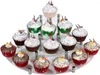 Bakeware Tools Wedding Festival Cake Stand 4 Lager Akryl Disert Dessert Accessories Dekorativa hyllor Multilayer Kitchen