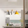 Kolye lambaları Japonya Lustre Pendente Deco Chambre Demir Led Işıklar Restoran Ev Dekorasyonu E27 Işık Fikstür