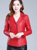 Women's Leather Woman Coat Thicken Faux Female Fur Jacket Feminino Ladies Slim Fit PU Outerwear Overcoat G04