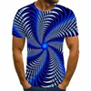 Magliette da uomo 2022 Grafica tridimensionale Harajuku Trend Manica corta Punk Pullover estetico Streetwear T-shirt da uomo