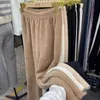 Spodnie damskie Capris swobodne spodnie kobiety szeroka noga