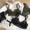 Bras stelt Wriufred transparant bh-perspectief Ultradunne sexy kanten ondergoedset vrouwelijke lichte luxe verzamelde ademende lingeriesets T220907 verzameld