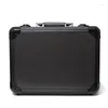 Watch Boxes 18 Grid Aluminum Clock Suitcase Case Bracket Display Storage Box Mobile Partition With Lock