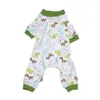 Dog Apparel Jumpsuits Overalls Clothes For Dogs Cotton Pajamas York Autumn Cloth Puppy Sleeping