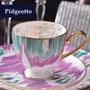 Tasses de haute qualité en porcelaine couronne tasse à café en céramique tasses à thé plat avec boîte-cadeau ensemble de table d'animaux mariage et pendaison de crémaillère Y2210