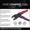 Другие инструменты транспортных средств Wire Crim Tool Set Tratchet Terminal Crimper 4 ПК. Сменные штампы подходят для разъемов с теплоусадками 0,5-6,0 мм²/ DHGBZ