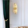 Wall Lamps Modern Nordic Light Stylish Gold 50cm Metal Sconce Acrylic Pipe LED Lamp Art For Living Room Hallway Reading