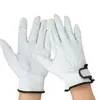 Gants de cyclisme QIANGAF Travail Industriel Mécanicien Protection Hommes Breathab Mince Cuir Sécurité Travailleur En Plein Air Whosa 527 L221024