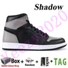 2022 mit Box Jumpman 1 Basketballschuhe Herren 1s Starfish Lost Found Dark Chocolate Denim Shadow Racer Blau Lila Zehen Männer Sport Frauen Sneakers Trainer Größe 12