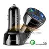 Quick Charge QC 4.0 3.0 CAR Зарядное устройство для iPhone 11 X Samsung Xiaomi USB Chargers QC-4.0 Быстрая зарядка адаптер мобильный телефон заряжается автомобильная электроника бесплатно корабль