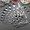 Dinnerware Sets Silverware Luxury Cutlery Set Stainless Steel Dinner Knife Fork Tablespoon Service Western Tableware Tools 1pc