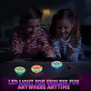 12pcs LED Light Up Top Toys Flashing UFO Spinning Tops with Gyroscope Novelty Bulk Toy Party Favors Birthday Supplies2948059
