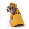 Vestido de cachorro filhote de filhote de natal suprimentos de animais de estimação roupas pirata manto halloween mago terno de figurino alternativo engraçado