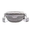 Taille pack Fashion Crystal Bum Pouch Telefoontas Fanny Pack Bag Punk Chest Bag 220627