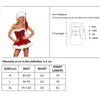 Stage Wear Sexy Lady Babbo Natale Xmas Come Lovely Erotic Christmas Princess Cosplay Carnival Night Club Party Fancy Dress T220901