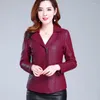 Women's Leather Woman Coat Thicken Faux Female Fur Jacket Feminino Ladies Slim Fit PU Outerwear Overcoat G04