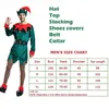 Scen Wear EraSpooky Deluxe Christmas Elf Come For Adult Kids Santa Claus Cosplay Family Matching Fancy Dress Xmas New Year Party Outfit T220901