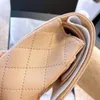 Sac à bandoulière Designer Sac fourre-tout de luxe Sac à main de marque Sacs messager Cuir véritable Caviare Cluth Crossbody Original 5A Qualité matelassé Double 25CM Chaîne 1819