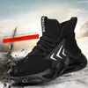 Veiligheidsschoenen Winterlaarzen Werk laarzen Men Werkschoenen Men stalen teen punctie-proof non-slip