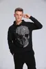 Pleinbär Marke warmes dickes Sweatshirt Hip-Hop Lose charakteristische Persönlichkeit Schädel Pullover Strass LUXURY MEN'S Hoodie 81434