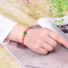 Strand Wholesale Light Red Natural Crystal Bracelets Rice Shape Bead Bracelet Lucky For Women Girl Single Lap Jewelry