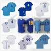 Film Mitchell et Ness Baseball Jersey Vintage 4 Paul Molitor Jersey 19 Robin Yount 44 Hank Aaron 8 Ryan Braun 27 Carlos Gomez Cousu