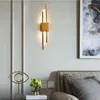 Wall Lamps Modern Nordic Light Stylish Gold 50cm Metal Sconce Acrylic Pipe LED Lamp Art For Living Room Hallway Reading