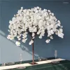 Dekorativa blommor Flone Home Decoration Artificial Cherry Blossoms Tree Wedding Party Decor Blossom Branch Garden Flores