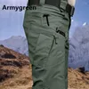 Men's Pants Men Tactical Lightweight Breathable Sport Multiple Pockets Cargo Autumn Outdoor Waterproof Multifunction Trousers
