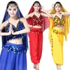 Sahne Giyim Kadınlar için Yetişkin Bellydance Kostümleri 3Pieces Suit Belly Dans Kostüm Performansı 3 PCS Set Kadın Bellydancing