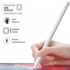 écran tactile stylet actif stylet pour apple ipad crayon téléphone intelligent ios android windows tablet pc universel crayon blanc
