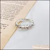 Bröllopsringar bröllopsringar vienkim märke smycken vit färg inlay kubik zirkonium unik formad ring för kvinnors engagemangstorlek 2022 dhgr1
