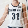 Le basket-ball universitaire porte la coutume NCAA Montana State Basketball Jersey College Xavier Bishop Jubrile Belo Amin Adamu Sam Lecholat Patrick McMahon Abdul Mohamed Raeq