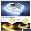 Led Strips Dc12V Led Strip Light 5054 Waterproof Flexible Ribbon 60Leds/M 120Leds/M Brighter Than 5050 3528 12V Rgb Diode Tape 5M/Lo Dhs6H