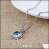 Pendant Necklaces Necklaces Men Jewelry Designers Twisted Necklace Petite Bluetopaz Black Onyx Amethyst Garnet Diamond Jewelrys Drop Dhhyv