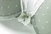 BRAS SETS DM French Lace Patchwork BH Set Pad underkläder Push Up Brassiere Ultra-Thin Mesh Dot Bralett Set Sexiga trosor för kvinnor underkläder T220907