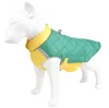 Cappotto invernale per cani Tuta da neve trapuntata regolabile Giacca in caldo pile riflettente Impermeabile antivento Vestiti per cani per la stagione fredda Gilet Abbigliamento per cani