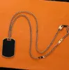 Designer Necklace Couple Long Chain Titanium steel Necklaces With Letter 18K Plated Gold Initials Punk Hip-hop High Quality Pendants