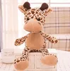 Schattig bosdier gevulde speelgoed Jungle Wedding Throw Children's Gift Claw Machine Doll Giraffe Lion Tiger Leopard D32