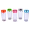 Latest Colorful Dry Herb Tobacco Filter Pipes Hookah Shisha Smoking Waterpipe Shine LED Lamp Car Vehicle Portable Hand Cigarette Holder Hose Tube