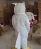 vestido de frango branco especial desenho animado para adultos mascote de mascote