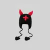 Beanie/Skull Caps Devil Knit Horn Hat for Men Women Warm Fun Fashionable Various Styles of Optional Halloween Decoration Balaclava Boy Streetwear T221020