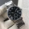 Top Luxury Brand Men's Quartz Watch Fashion veelzijdige Romeinse Digital Dial Multifunctional 316LStainless Steel Watches