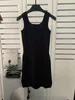 Knit Designer Dress for Woman Long T shirt Black Girl Womens Designer Clothing Summer Casual Lady Bodycon Sleeveless Cotton Knitwear Letter Slim Fit Sexy Fashion