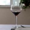 Wijnglazen set van 2 lood gratis kristal rood glas schuine schot voor bruiloftsfeestje cadeau wit