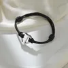 Charmarmband Personligt anpassat namn Hjärtkremering Urns Armband för aska Justerbart rep Rostfritt stål Minnesmycken