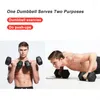 Dumbbells 5-10kg/set van 2 hexagon gymgewichten voor oefening Dumbbell Equipment Fitness