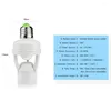 Lamph￥llare E27 LED -gl￶dlampor Light Socket Switch Infrared PIR Sensor Base Smart Adapter Converter