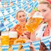 Party Decoration 32.8ft Oktoberfest Bunting Banner Bavarian Check Flag voor thema Garland German 32.8